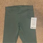 Lululemon  athletica army Forest Green wunder train ribbed Leggings Photo 2
