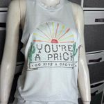 Mamie Ruth You’re a Prick Go Kiss Yourself Muscke Tank Size Small White Photo 11