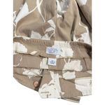 Ann Taylor Loft Womens 8P Beige White Floral Print Cropped Pants 100% Cotton Photo 7