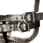 Vince Camuto Wedge Sandals Womens 6B Used Gun Metal Gray Photo 8