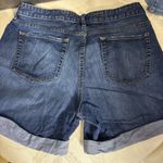 Eddie Bauer  Dark Blue boyfriend Denim Shorts Photo 4