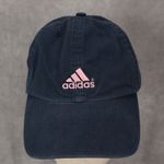 Adidas  Blue Logo Performance Athletic OSFM Baseball Cloth Strap Buckle Cap Hat Photo 1