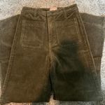 Show Me Your Mumu Show Me Ur Mumu Green Corduroy Cropped Pants Photo 1