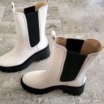 Coach Alexa Leather Bootie in Chalk/Black, Size 11 New in Box Photo 5