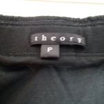 Theory  Hailey Skirt Black Metallic Sequin Asymmetrical Hem Photo 10