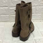 Jessica Simpson Jessica‎ Simpson Skylare Tan Leather Biker Boots Size 6M  L2601 Photo 5