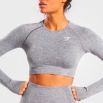 Gymshark Large  Vital Seamless Long Sleeve Crop Top Photo 0