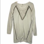 Free People  Beaded Top Raw Edges Photo 1