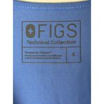 FIGS  Shirt Women Small Blue Casma Three Pocket Short Sleeve Scrub‎ Top Medical Photo 8
