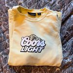 Coors Light Yellow Crewneck Size XL Photo 3