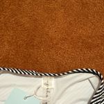 Cupshe Black And White Stripe High Waisted Bikini Bottom Size S NWT Stretch Photo 3