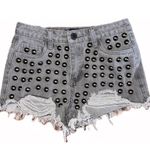 Boom Boom Jeans Boom Boom🦎Studded Distressed Jean Shorts🌵 Photo 1