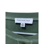 Something Navy  Greta Henley Olive Sweatshirt Women's Size XS Bell Sleeves Green Photo 2