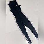 Puma Womens  black and white athletic jumpsuit‎ size small Photo 3