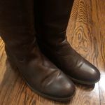 Frye Women’s Knee High Brown Leather Boots Made In Mexico Size 9 Photo 5