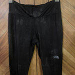 The North Face Women’s Medium Black Printed Full Length Leggings Photo 2