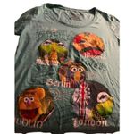 Disney MUPPETS World Tour T-shirt, Size XL, Kermit, Miss Piggy, Gonzo, Fozzie Photo 5