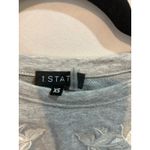 1. State  Womens XS Gray Embroidered Floral Bell‎ Sleeve Sweatshirt Top Photo 2