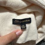 Shinestar Button Up Cream Coat Women’s jacket soft XL collared light yellow forma; Photo 7