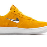 Nike  Air Force 1 Metallic Silver Jeweled Swoosh Women size 10/ Men’s 8.5 Photo 0