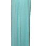 LuLaRoe Lucy mint pink chiffon maxi skirt size medium (8-10) Photo 2