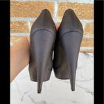 Saint Laurent Brown Ysl Aliama Lizard Embossed Suede Heels Pumps Size 39… Brown Photo 7