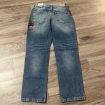 ZARA  Basic Dept. Rose Denim Relaxed Women’s Jeans; size 32 Photo 8