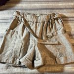 Anthropologie  Boho HEI HEI Marnie Grey Brown Belt Shorts Size X-Small EUC #1222 Photo 2
