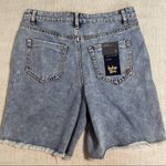 Indigo Rein Distressed & Shredded Jean Shorts Photo 2