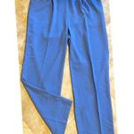 draper's & damon's 🆕  vintage straight leg high rise pull on pants blue pockets 1X Photo 1