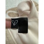 Windsor Cream Corset-Inspired Pleated Bust Crop Top Small Photo 7