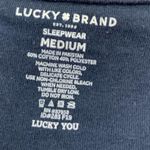 Lucky Brand Striped Navy/White Long Sleeve Sleepwear Top Photo 1
