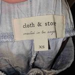Cloth & Stone  Womens Blue Tie Dye Chambray‎ Jogger Pants XS Photo 3