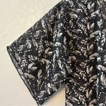 LuLaRoe ⭐️ Black feather print Monroe sheer kimono cardigan with fringe small Photo 1