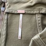 Free People  mini skirt stretchy military green boho 4 Photo 4