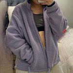 L.L.Bean Sherpa Zip Up Jacket Comfy Photo 2