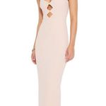 Nookie Muse Bodycon Gown Maxi Dress in Nude Size Small NWT Photo 1