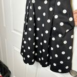 White House | Black Market  Connect the Dot‎ Dress Size 4 Black White Polka Dot Photo 3