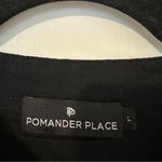 Pomander Place Ophelia Black Boho Tassel Detail Long Sleeve Gauze Dress Large Photo 6