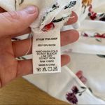 Skylar + Madison Lovely - Floral Midi Skirt in White and Red Photo 4