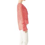 Derek Lam  10 Crosby Sheer Poppy Speckle Blouse Photo 3