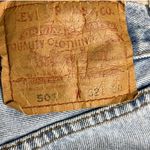 Levi's Vintage LEVI’S 501 Jeans Straight Leg 32 x 30 Photo 9
