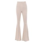 House Of CB Viola Ribbed Knit High Waist Flare Trousers Size Large Photo 3