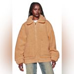 I am gia I.AM.Gia Pixie Teddy Coat Caramel Tan Sherpa - Small Photo 1