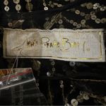 Jen's Pirate Booty Jen’s Pirate‎ Booty Black Gold Sequin Mesh Mini Dress XS Art Deco Photo 8