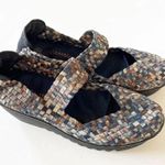 Bernie Mev Cleopatra Woven Wedges Women’s Size 41 EU Basketweave Earth Tones EUC Photo 10