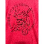 Harley Davidson Red Skull Anchor Graphic T-Shirt XL Traverse City Photo 1