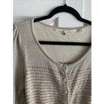 Anthropologie Knitted Knotted Womens Medium Tan Knit Cardigan Sweater Photo 1