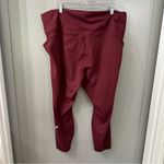 Fabletics NWOT  Oasis PureLuxe High-Waisted 7/8 Legging Burgundy Size 4X Photo 4