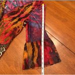 Calessa Patchwork Embroidered‎ Tunic Blouse Size Petite Small Boho Purple Photo 7